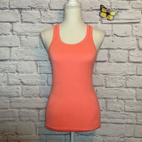 Lululemon Swiftly Tech Racerback Heathered Grapefruit Size 4 - Picture 2 of 10